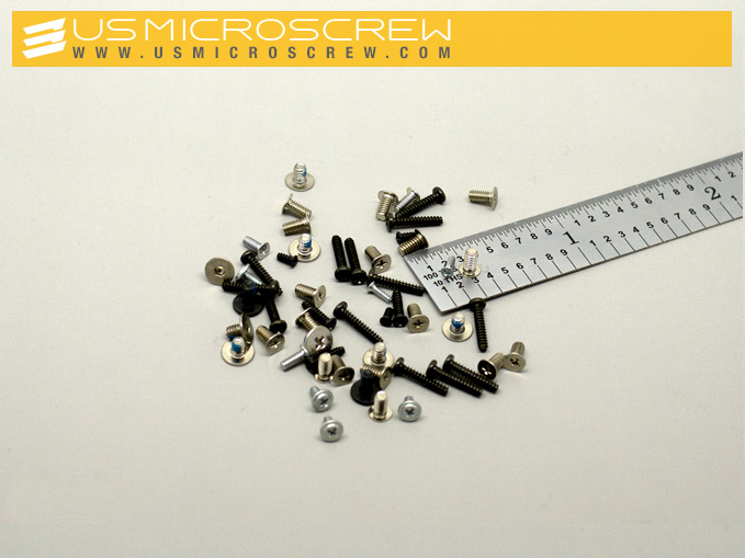 miniature screws chart